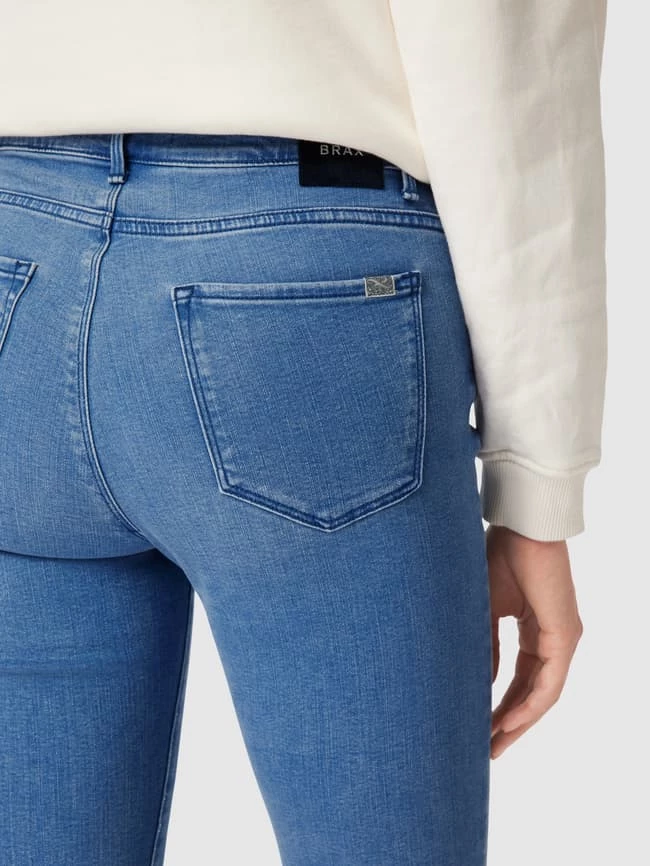 Brax Slim Fit Jeans Mit Label-Detail Modell 'Shakira' - Blau 5 Brax Slim Fit Jeans Mit Label-Detail Modell 'Shakira' - Blau – Bild 3