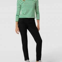 Raffaello Rossi Jeans Mit Label-Patch Modell 'Vic' - Schwarz