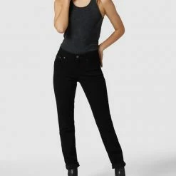 MAC Slim Fit Jeans Mit Stretch-Anteil - Schwarz