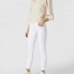 Buena Vista Slim Fit Jeans Mit Stretch-Anteil Modell 'Italy' - Weiß