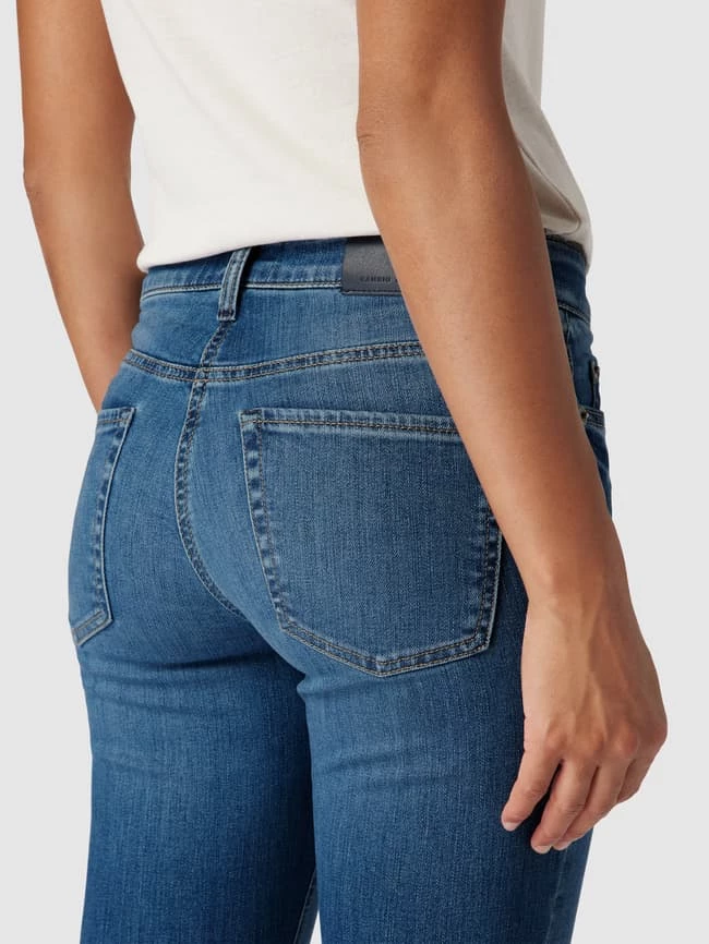 Cambio Jeans Mit Label-Patch Modell 'Paris' - Blau 5 Cambio Jeans Mit Label-Patch Modell 'Paris' - Blau – Bild 3