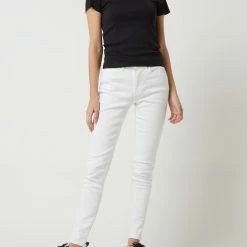 Levi's® Skinny Fit High Rise Jeans Mit Stretch-Anteil Modell '721' - Water<Less™ - Weiß