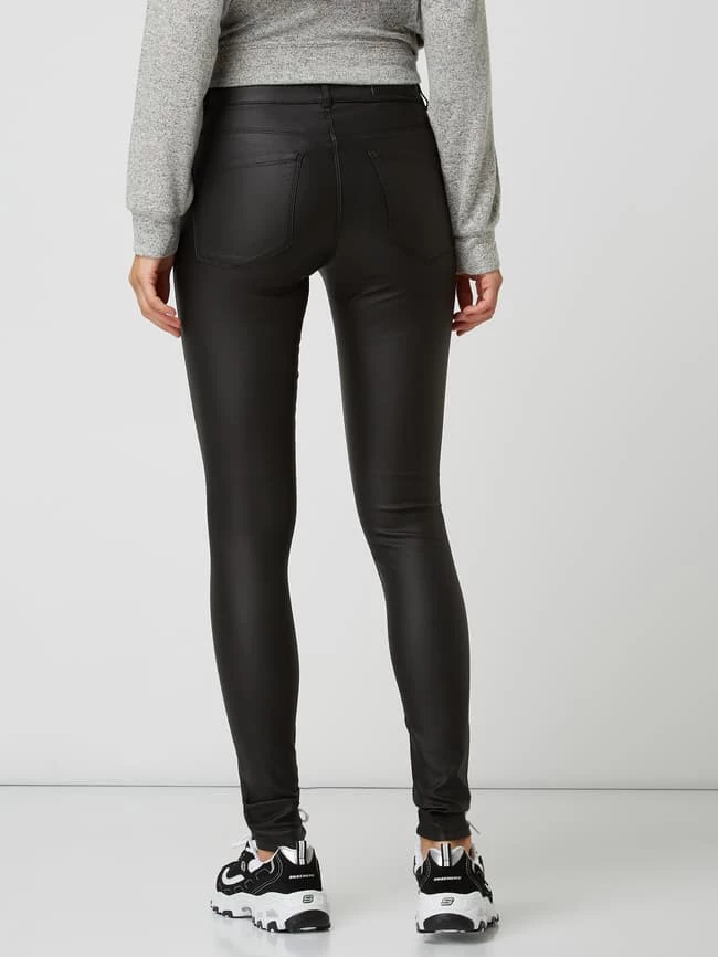 Vero Moda Slim Fit Jeans Mit Beschichtung - Schwarz 7 Vero Moda Slim Fit Jeans Mit Beschichtung - Schwarz – Bild 5