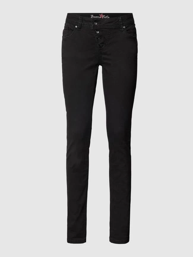 Buena Vista Slim Fit Jeans Mit Stretch-Anteil Modell 'Malibu' - Schwarz 4 Buena Vista Slim Fit Jeans Mit Stretch-Anteil Modell 'Malibu' - Schwarz – Bild 2