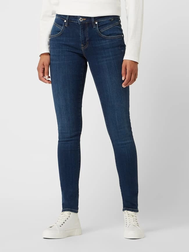 Mavi Jeans Super Skinny Fit Jeans Mit Stretch-Anteil Modell 'Adriana' - Dunkelblau 6 Mavi Jeans Super Skinny Fit Jeans Mit Stretch-Anteil Modell 'Adriana' - Dunkelblau – Bild 4