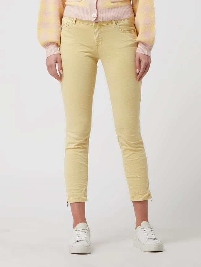 Buena Vista Slim Fit Jeans Mit Label-Applikation - Gelb 6 Buena Vista Slim Fit Jeans Mit Label-Applikation - Gelb – Bild 4