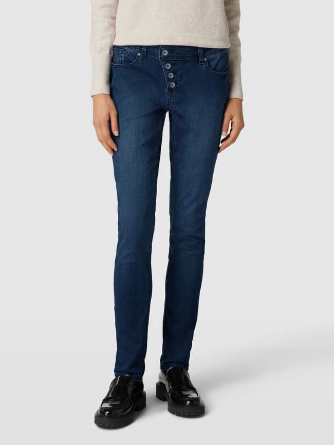 Buena Vista Skinny Fit Jeans Mit Stretch-Anteil Modell 'Malibu Strech Denim' - Marineblau 6 Buena Vista Skinny Fit Jeans Mit Stretch-Anteil Modell 'Malibu Strech Denim' - Marineblau – Bild 4