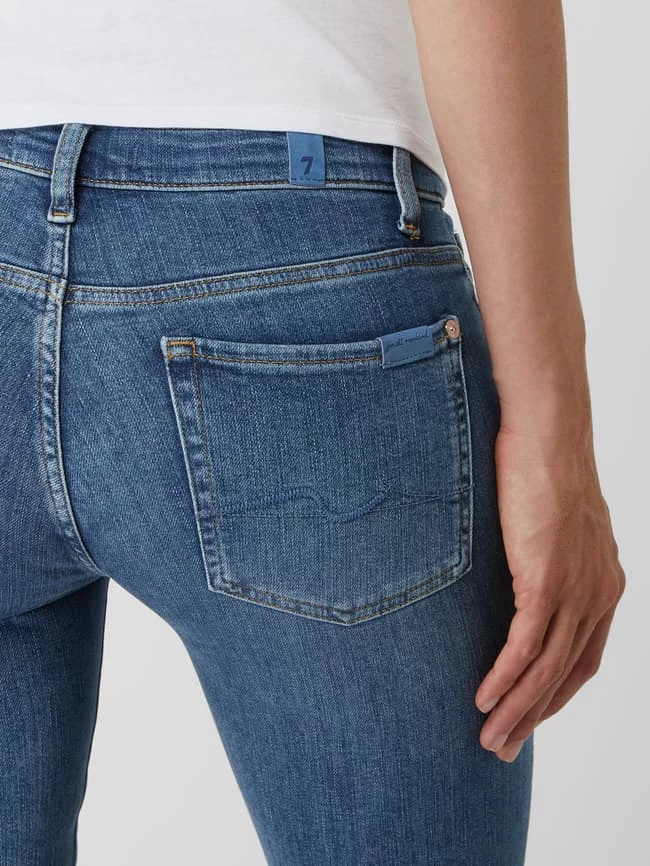 7 For All Mankind Skinny Fit Jeans Mit Stretch-Anteil - Blau 5 7 For All Mankind Skinny Fit Jeans Mit Stretch-Anteil - Blau – Bild 3
