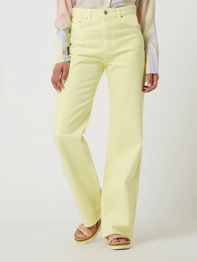 Gina Tricot Straight Fit Jeans Aus Baumwolle Modell 'Idun' - Hellgelb 6 Gina Tricot Straight Fit Jeans Aus Baumwolle Modell 'Idun' - Hellgelb – Bild 4