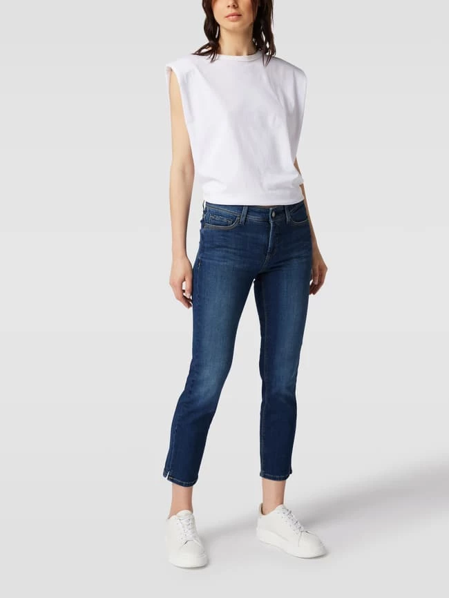 Cambio Slim Fit Jeans Mit Stretch-Anteil Modell 'PIPER SHORT' - Blau 3 Cambio Slim Fit Jeans Mit Stretch-Anteil Modell 'PIPER SHORT' - Blau