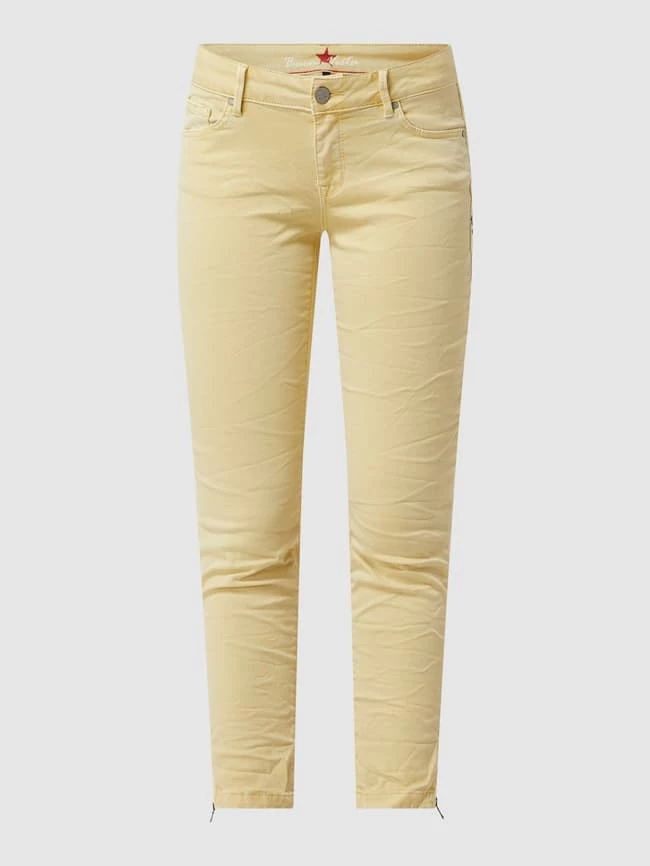 Buena Vista Slim Fit Jeans Mit Label-Applikation - Gelb 4 Buena Vista Slim Fit Jeans Mit Label-Applikation - Gelb – Bild 2