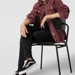 Q/S Designed By Skinny Fit Jeans Im Used-Look Modell 'Sadie' - Dunkelgrau