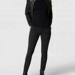 Buena Vista Slim Fit Jeans Mit Viskose-Anteil Modell 'Tummyless' - Schwarz