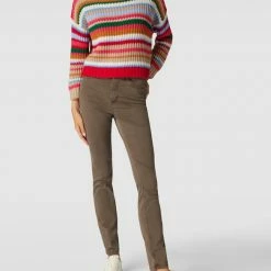 MAC Jeans Mit Label-Details Modell 'Dream' - Olivgrün