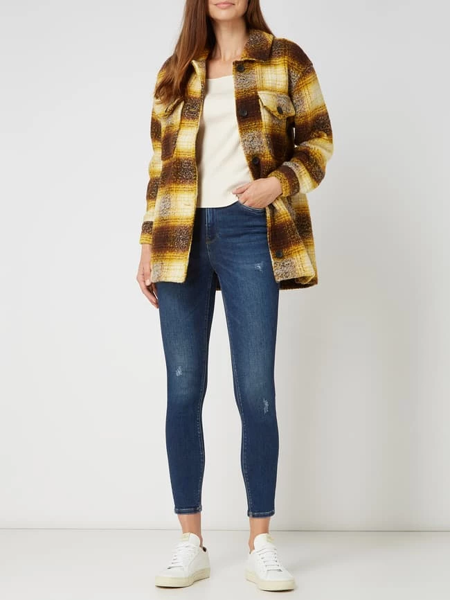 Only Skinny Fit Jeans Mit Stretch-Anteil Modell 'Mila' - Dunkelblau 3 Only Skinny Fit Jeans Mit Stretch-Anteil Modell 'Mila' - Dunkelblau