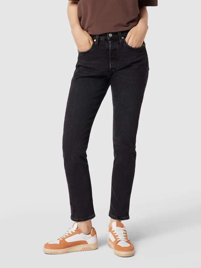 Levi's® Skinny Fit Jeans Mit 5-Pocket-Design Modell '501 SKINNY' - Dunkelgrau 6 Levi's® Skinny Fit Jeans Mit 5-Pocket-Design Modell '501 SKINNY' - Dunkelgrau – Bild 4
