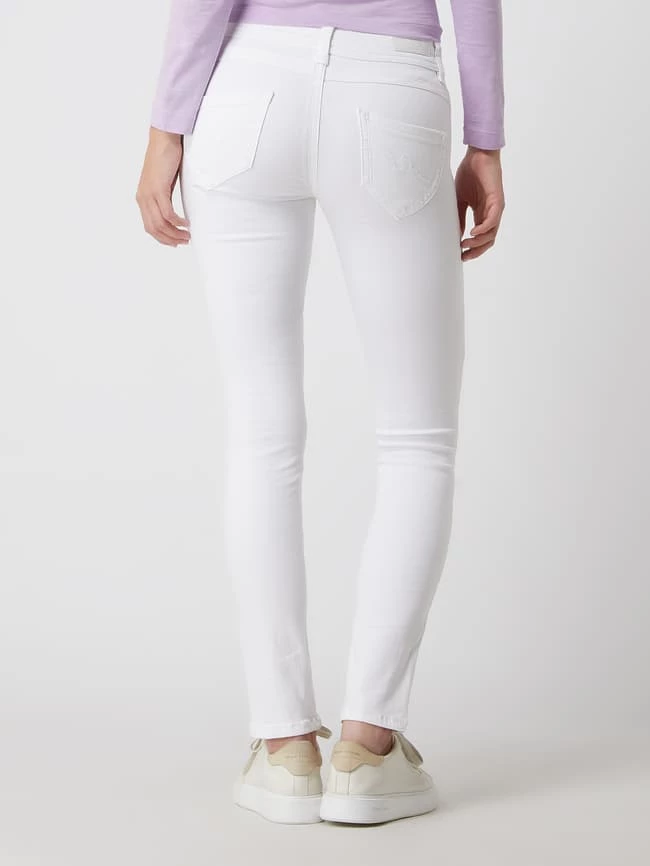 Blue Monkey Slim Fit Jeans Mit Stretch-Anteil Modell 'Laura' - Weiß 7 Blue Monkey Slim Fit Jeans Mit Stretch-Anteil Modell 'Laura' - Weiß – Bild 5