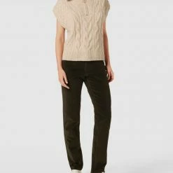 Brax Slim Fit Jeans In Samt-Optik Modell 'Mary' - Dunkelgrün