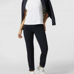 7 For All Mankind Shop 40 Angels 5-Pocket-Jeans Aus Baumwoll-Mix - Dunkelblau