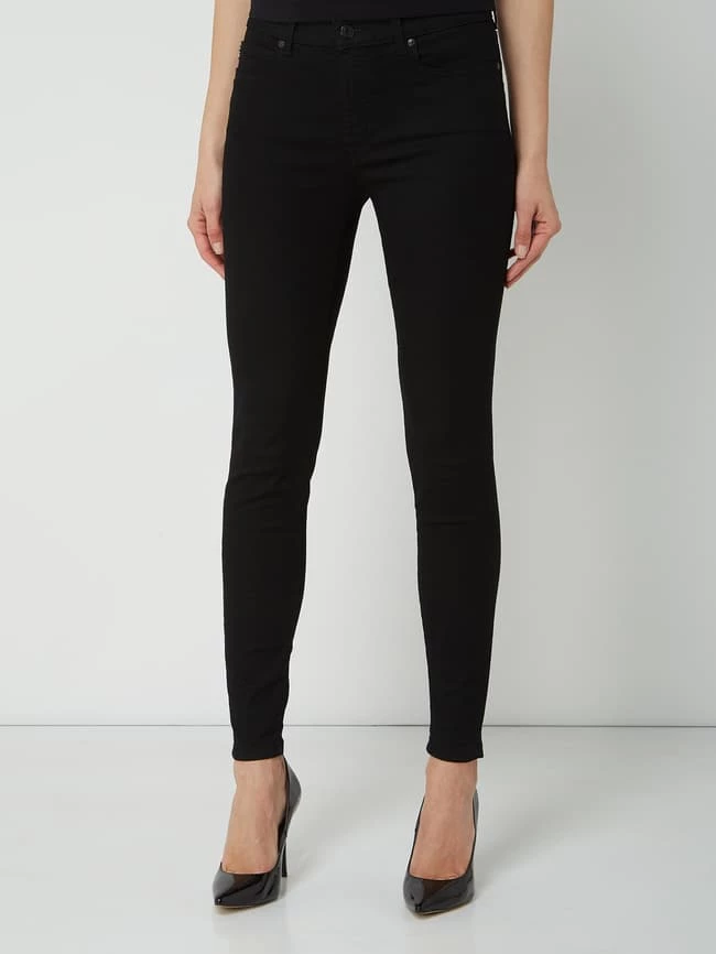 HUGO Super Skinny Fit Jeans Mit Stretch-Anteil Modell 'Charlie' - Schwarz 6 HUGO Super Skinny Fit Jeans Mit Stretch-Anteil Modell 'Charlie' - Schwarz – Bild 4