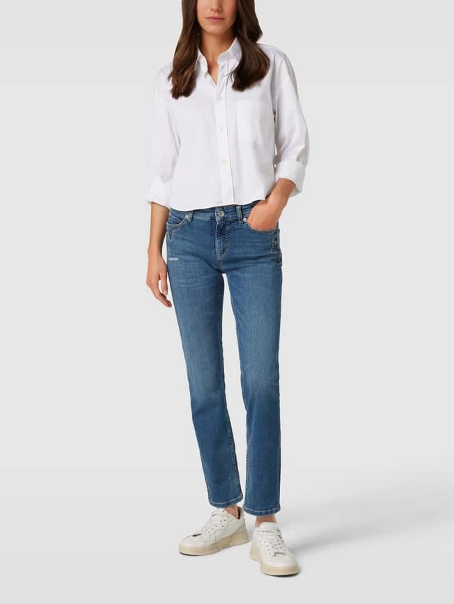 Cambio Jeans Mit Zierbesatz Modell 'PARIS' - Blau 3 Cambio Jeans Mit Zierbesatz Modell 'PARIS' - Blau