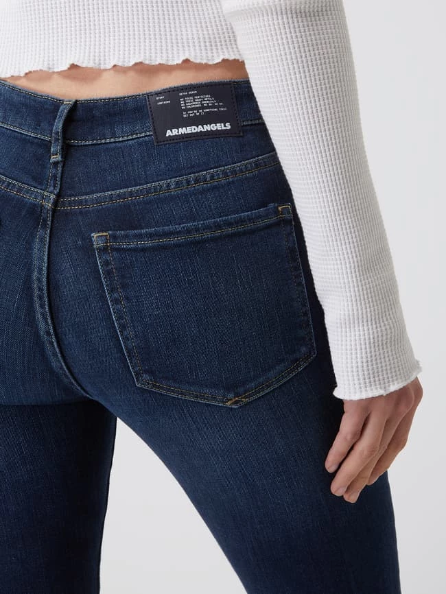 Armedangels Skinny Fit Jeans Mit Lyocell-Anteil Modell 'Tillaa' - Dunkelblau 5 Armedangels Skinny Fit Jeans Mit Lyocell-Anteil Modell 'Tillaa' - Dunkelblau – Bild 3