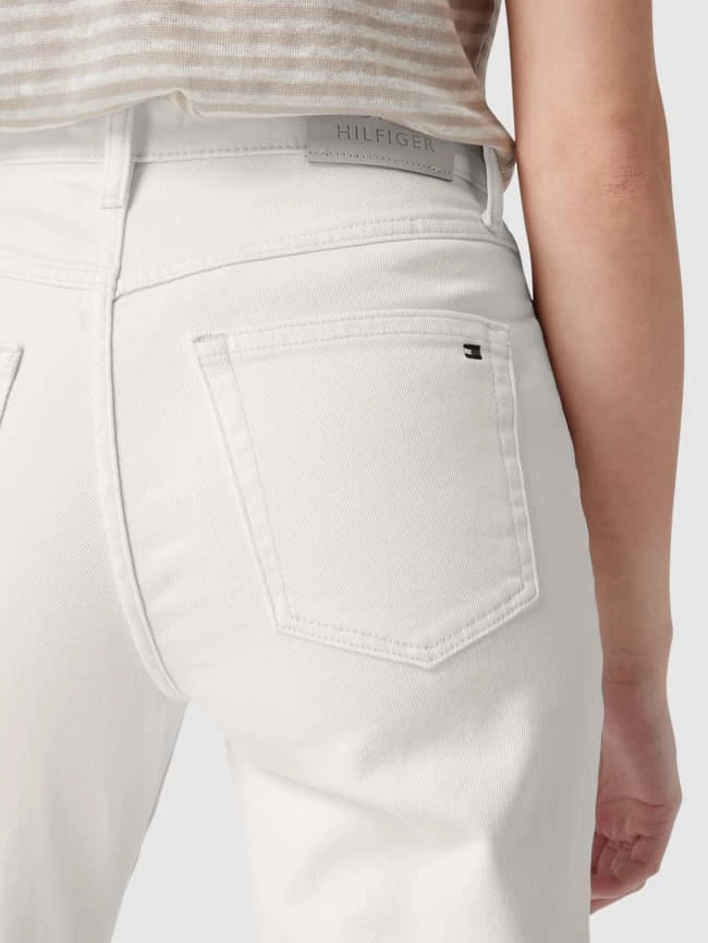 Tommy Hilfiger Straight Fit Jeans Mit Label-Patch - Offwhite 5 Tommy Hilfiger Straight Fit Jeans Mit Label-Patch - Offwhite – Bild 3