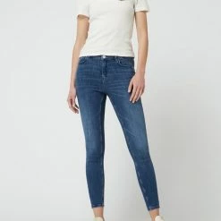 REVIEW High Waist Skinny Fit Jeans Mit Stretch-Anteil - Dunkelblau