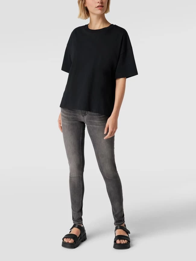 Liu Jo White Jeans Mit Label-Detail Modell 'DIVINE' - Mittelgrau 2 Liu Jo White Jeans Mit Label-Detail Modell 'DIVINE' - Mittelgrau