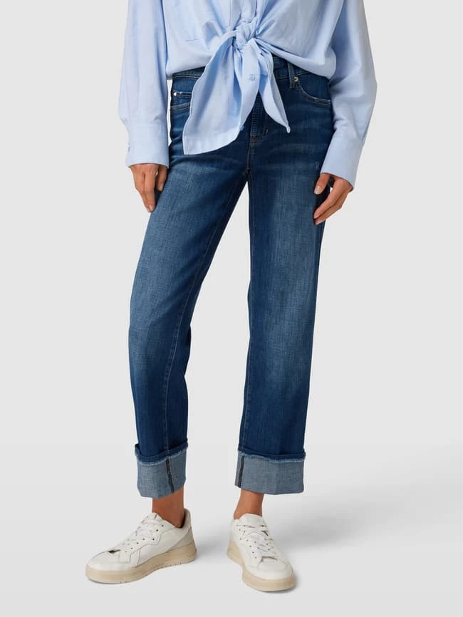 Cambio Straight Fit Jeans Mit Zierbesatz Modell 'Paris' - Blau 6 Cambio Straight Fit Jeans Mit Zierbesatz Modell 'Paris' - Blau – Bild 4