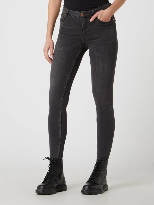 REVIEW Skinny Fit Jeans Mit Stretch-Anteil - Anthrazit 6 REVIEW Skinny Fit Jeans Mit Stretch-Anteil - Anthrazit – Bild 4