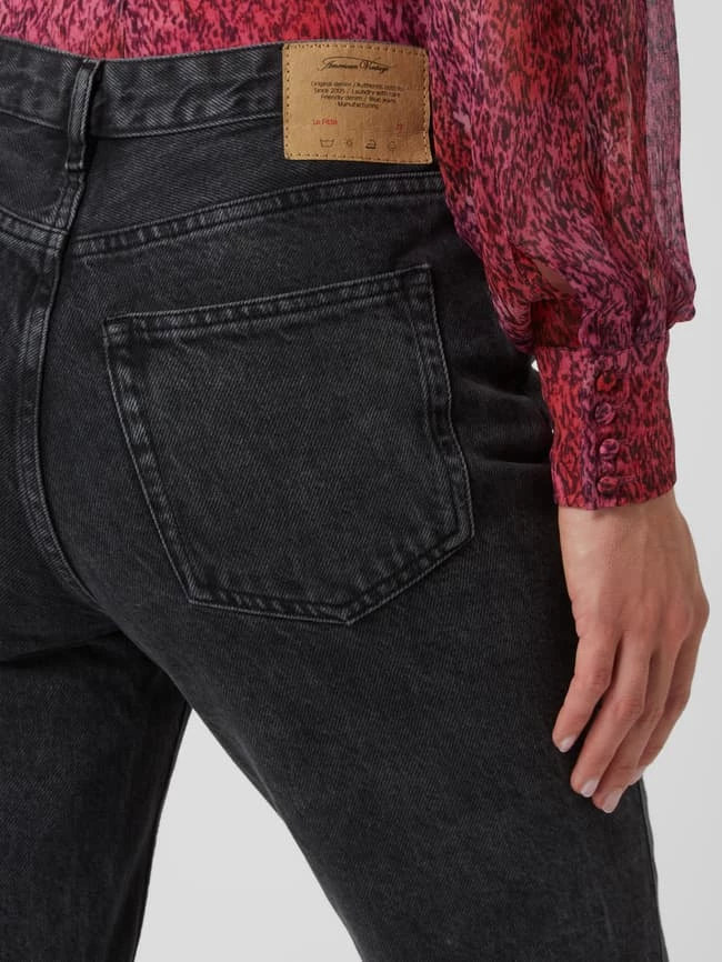 American Vintage Slim Fit High Waist Jeans Aus Baumwolle Modell 'Yopday' - Schwarz 5 American Vintage Slim Fit High Waist Jeans Aus Baumwolle Modell 'Yopday' - Schwarz – Bild 3