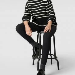 Only Jeans Mit Label-Patch Modell 'Wauw' - Schwarz