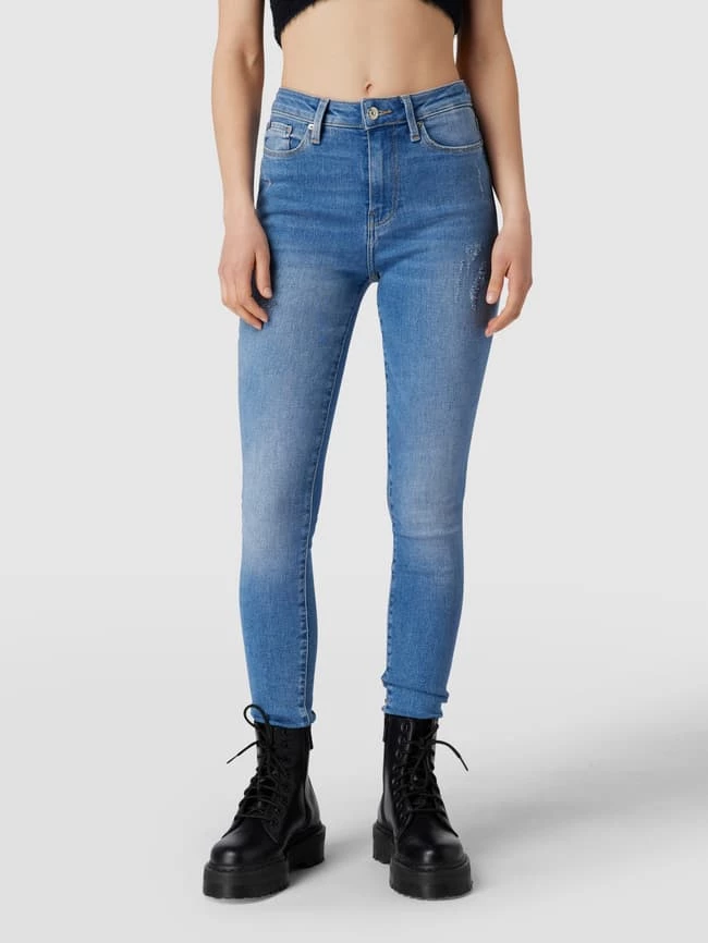 Tommy Hilfiger Skinny Fit Jeans Im Used-Look Modell 'HARLEM' - Bleu 6 Tommy Hilfiger Skinny Fit Jeans Im Used-Look Modell 'HARLEM' - Bleu – Bild 4