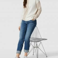 Cambio Jeans Mit Umgeschlagenen Beinabschlüssen Modell 'PINA' - Blau