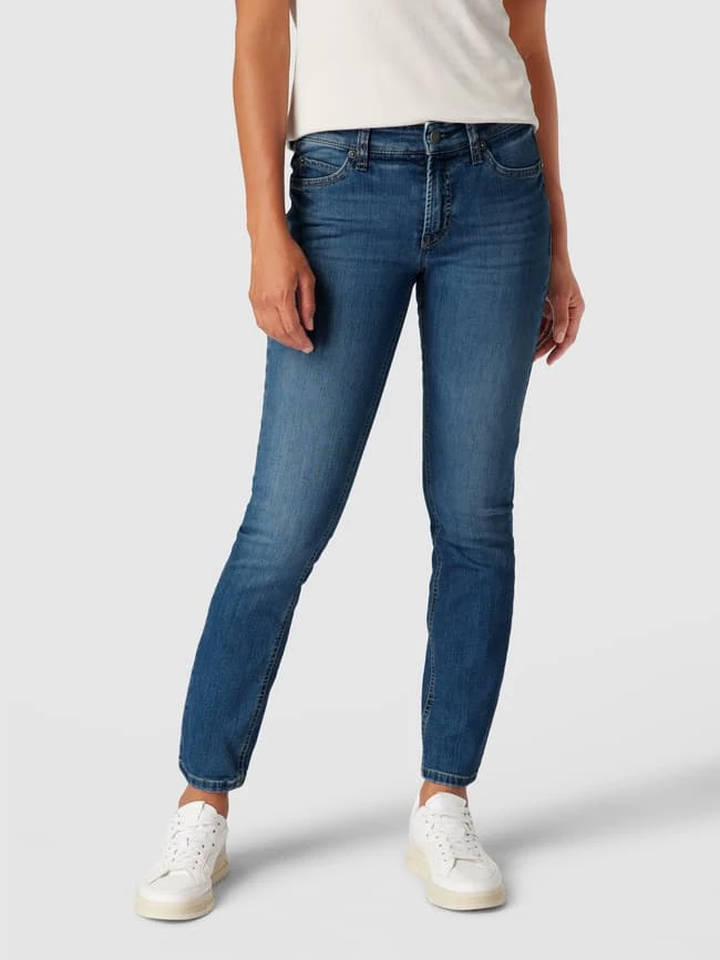 Cambio Jeans Mit Label-Patch Modell 'Paris' - Blau 6 Cambio Jeans Mit Label-Patch Modell 'Paris' - Blau – Bild 4