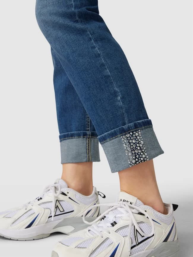 Cambio Jeans Mit Umgeschlagenen Beinabschlüssen Modell 'PINA' - Blau 5 Cambio Jeans Mit Umgeschlagenen Beinabschlüssen Modell 'PINA' - Blau – Bild 3