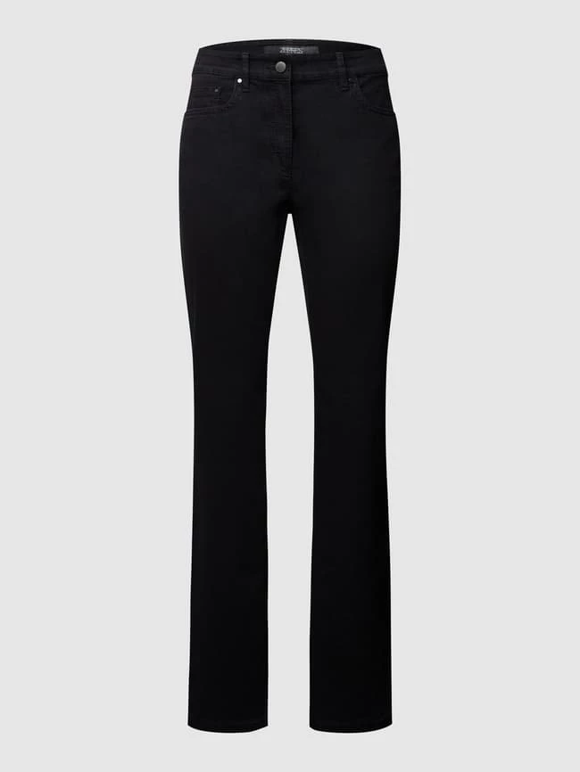 Zerres Slim Fit Jeans Mit Stretch-Anteil Modell 'Cora' - Schwarz 4 Zerres Slim Fit Jeans Mit Stretch-Anteil Modell 'Cora' - Schwarz – Bild 2
