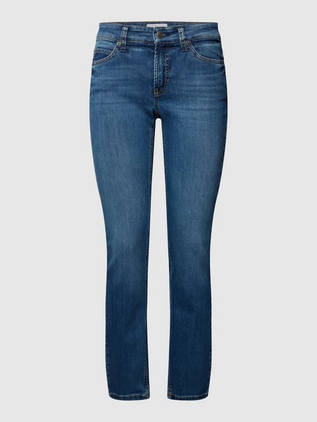 Cambio Jeans Mit Label-Patch Modell 'Paris' - Blau 4 Cambio Jeans Mit Label-Patch Modell 'Paris' - Blau – Bild 2