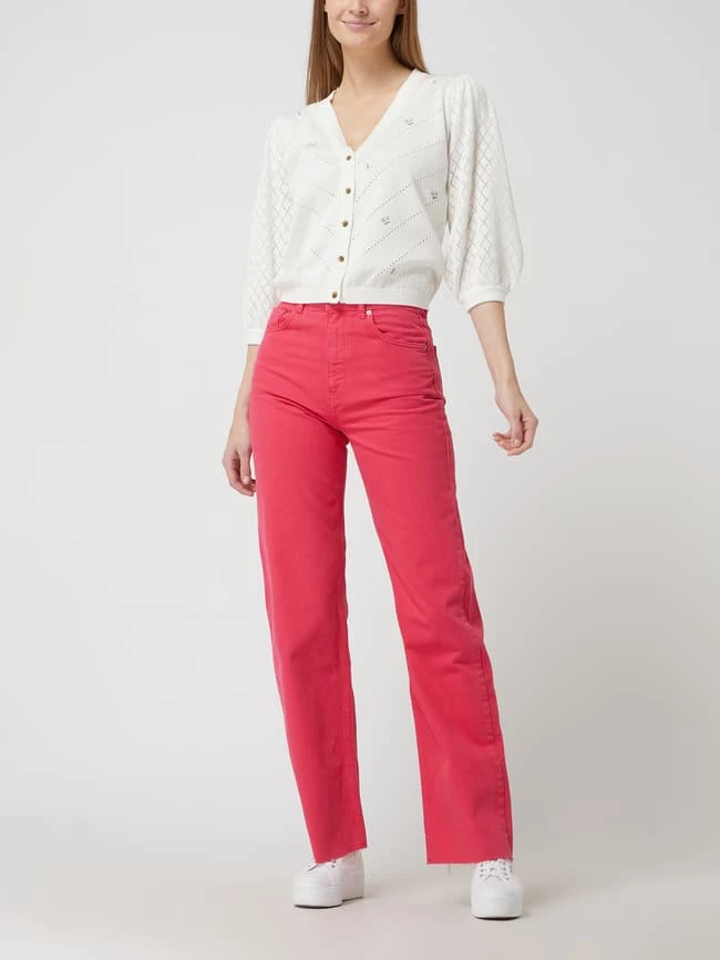 Gina Tricot Straight Fit Jeans Aus Baumwolle Modell 'Idun' - Pink 3 Gina Tricot Straight Fit Jeans Aus Baumwolle Modell 'Idun' - Pink