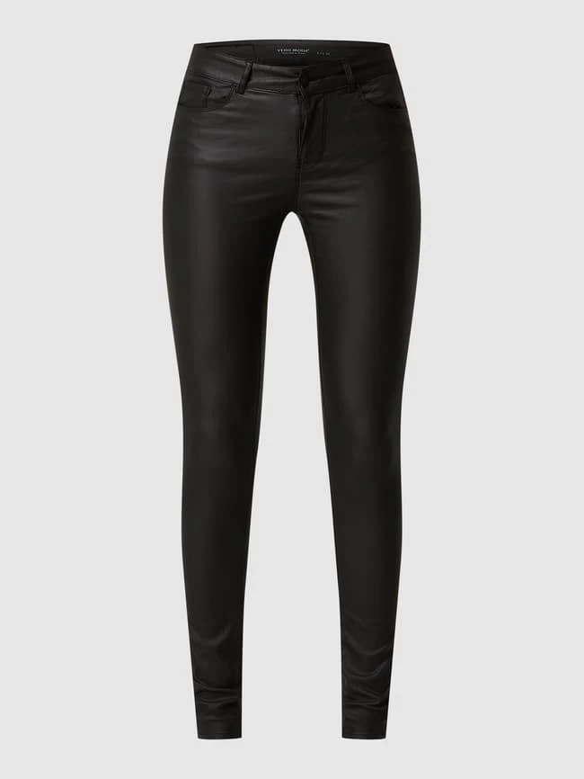 Vero Moda Slim Fit Jeans Mit Beschichtung - Schwarz 4 Vero Moda Slim Fit Jeans Mit Beschichtung - Schwarz – Bild 2