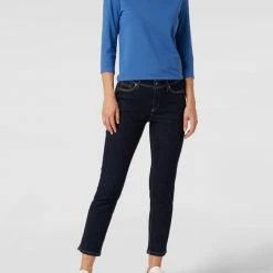Cambio Slim Fit Jeans Mit Stretch-Anteil Modell 'Piper' - Blau