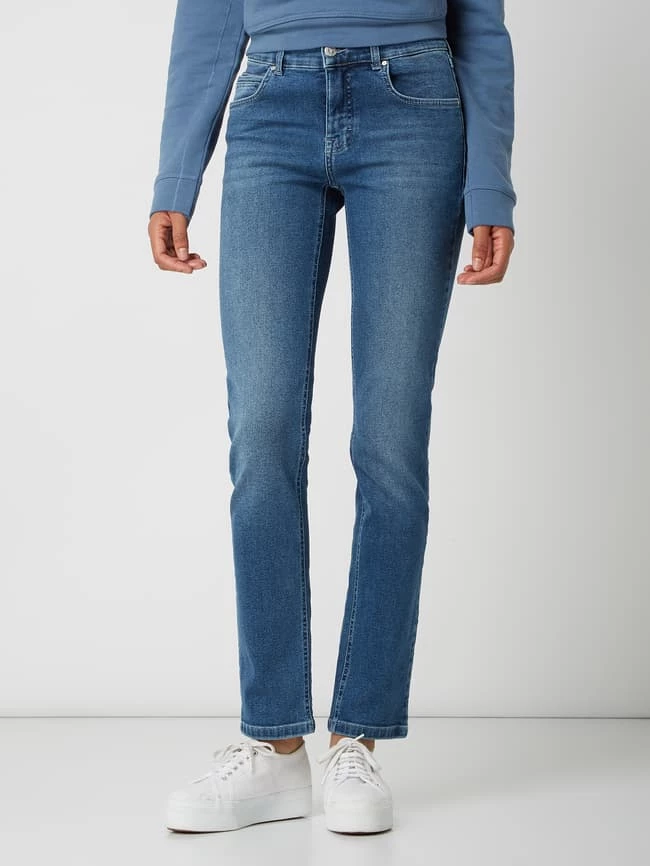 Angels Regular Fit Jeans Mit Label-Patch - Blau 6 Angels Regular Fit Jeans Mit Label-Patch - Blau – Bild 4