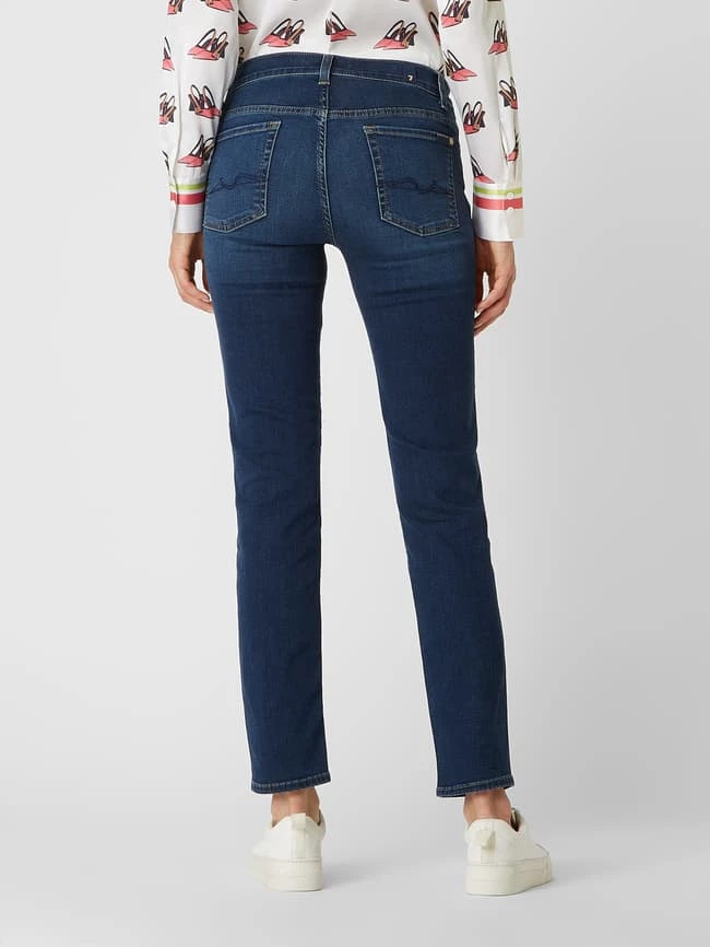 7 For All Mankind Slim Fit Jeans Mit Stretch-Anteil Modell 'Roxanne' - Dunkelblau 7 7 For All Mankind Slim Fit Jeans Mit Stretch-Anteil Modell 'Roxanne' - Dunkelblau – Bild 5