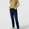 Christian Berg Woman Slim Fit Jeans Im 5-Pocket-Design - Blau