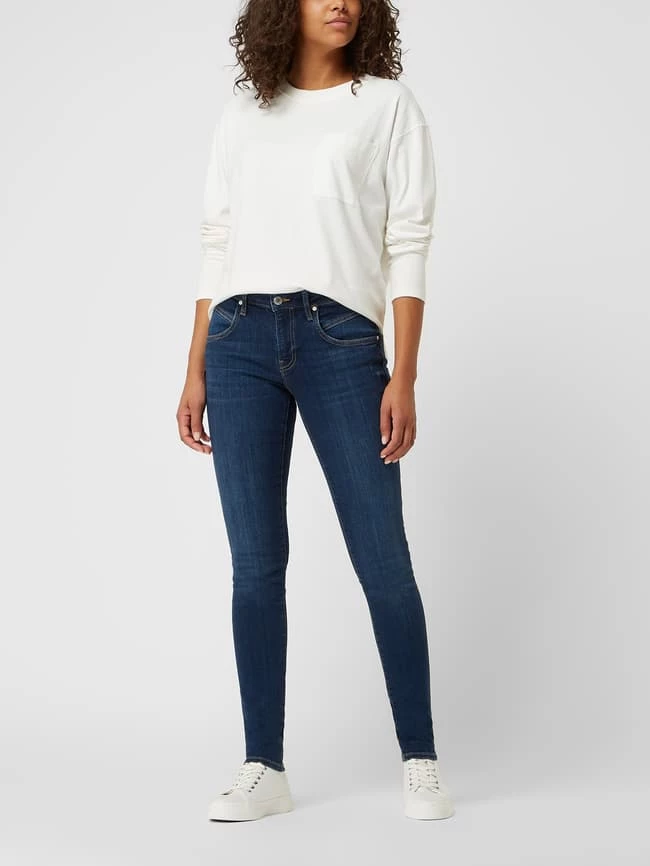 Mavi Jeans Super Skinny Fit Jeans Mit Stretch-Anteil Modell 'Adriana' - Dunkelblau 3 Mavi Jeans Super Skinny Fit Jeans Mit Stretch-Anteil Modell 'Adriana' - Dunkelblau