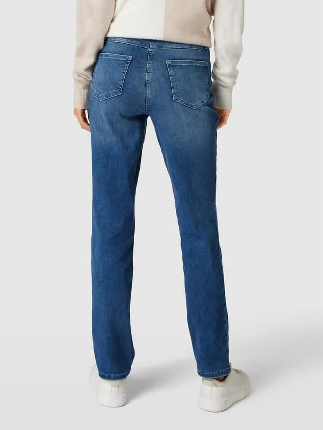 MAC Jeans Mit Label-Stitching Modell 'Melanie' - Bleu 7 MAC Jeans Mit Label-Stitching Modell 'Melanie' - Bleu – Bild 5