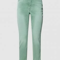 MAC Slim Fit Jeans Mit Stretch-Anteil Modell 'DREAM CHIC AUTHENTIC' - Khaki