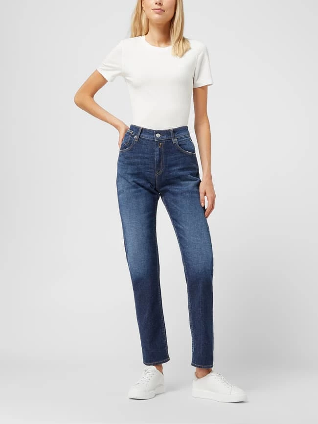 Replay Slim Boyfriend Fit Jeans Mit Stretch-Anteil Modell 'Marty' - Blau 3 Replay Slim Boyfriend Fit Jeans Mit Stretch-Anteil Modell 'Marty' - Blau