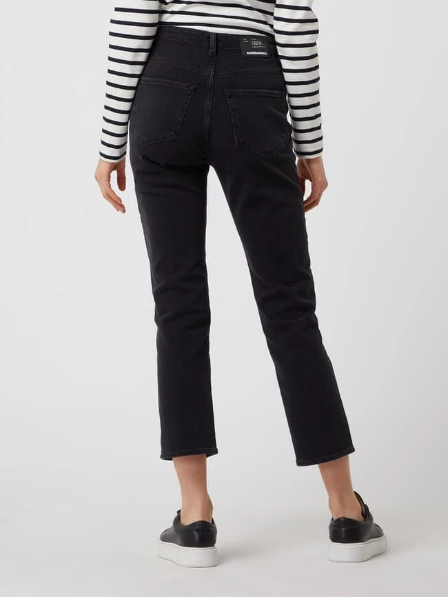 Armedangels Slim Fit Cropped Jeans Aus Bio-Baumwollmischung Modell 'Lejaa' - Schwarz 7 Armedangels Slim Fit Cropped Jeans Aus Bio-Baumwollmischung Modell 'Lejaa' - Schwarz – Bild 5